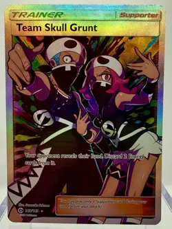 Pokemon TCG Team Skull Grunt (Full Art) Ultra Rare SM Base Set 149/149 - Image 2