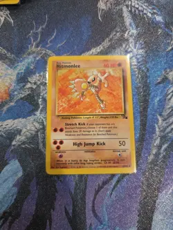 Hitmonlee 22/62 - Fossil Set - Rare - WotC Pokemon TCG - 1999 - NM - Image 1