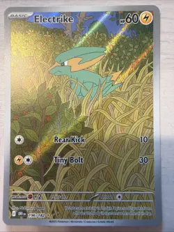 Electrike 196/182 (Illustration Rare) Destined Rivals Near Mint Pokemon TCG - Image 1