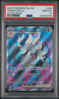 2023 POKEMON PAL EN-PALDEA EVOLVED ULTRA RARE #242 ANNIHILAPE EX PSA 10 - Image 1