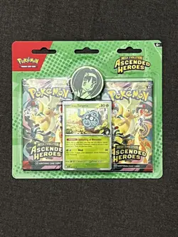 Pokemon TCG Ascended Heroes 2-pack Blister Pack Factory Sealed Erika’s Tangela - Image 1