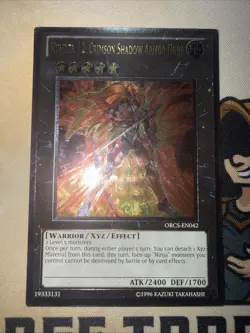 Number 12: Crimson Shadow Armor Ninja ORCS-EN042 Ultimate Rare Unlimited NM EU - Image 3