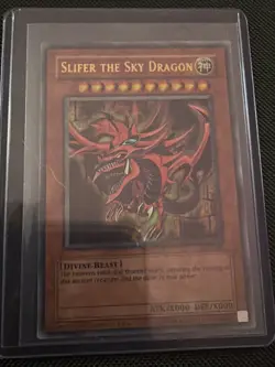 Konami Slifer the Sky Dragon GBI-001 Duel Monsters Intl Ultra Rare Holo Limited - Image 1