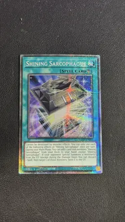 Shining Sarcophagus - MP25-EN005 - Starlight Rare YuGiOh - Image 1
