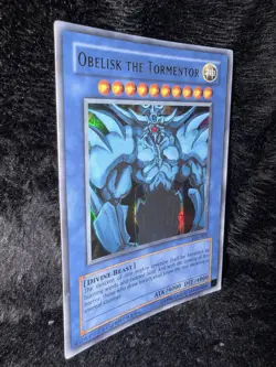 Obelisk the Tormentor Ultra Rare GBI-002 Konami LIGHT PLAY - Image 1