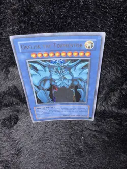 Obelisk the Tormentor Ultra Rare GBI-002 Konami LIGHT PLAY - Image 5