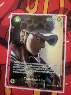 One Piece TCG Trafalgar Law SP OP01-047 OP04 Kingdoms of Intrigue English - LP - Image 1