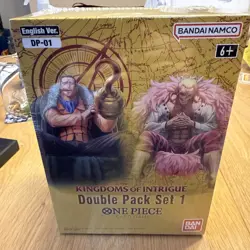 One Piece DP-01 Case | New & Sealed | OP-04 Kingdoms of Intrigue Double Packs x8 - Image 1