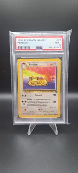 Pokemon TCG Persian Jungle Unlimited Uncommon Card 42/64 PSA - Image 1