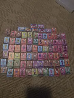 Nintendo Animal Crossing Amiibo 80 Villager Cards Lot Marshal Apollo Bob - Image 1