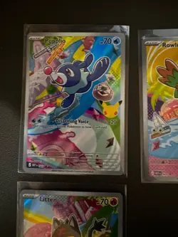 Pokemon 30th Anniversary First Partner Promo 3 Card Set: Rowlet, Litten, Popplio - Image 3