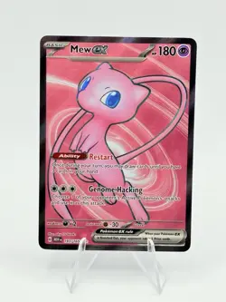 Pokemon Mew EX Full Art Card 193/165 Scarlet & Violet 151 English - Image 1