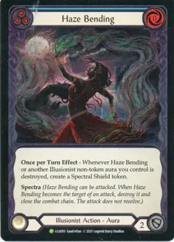 Flesh and Blood: Promo Cards: Cold Foil Haze Bending: Lightly Played Condition - Image 1