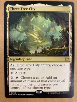 MTG 1x Three Tree City # 260 Bloomburrow Modern Magic the Gathering Card x1 NM - Image 1