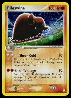 Pokemon Card - Piloswine Team Rocket Returns 13/109 Holo Holo Rare - Image 1