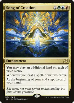 MTG Song of Creation FOIL Ikoria: Lair of Behemoths #210 Rare Magic The Gatherin - Image 1