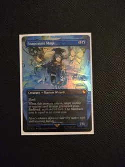 Snapcaster Mage (Borderless) (Chocobo Track Foil) Commander: Final Fantasy Foil - Image 1
