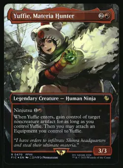 Yuffie, Materia Hunter (Borderless) (Chocobo Track Foil) - Image 1