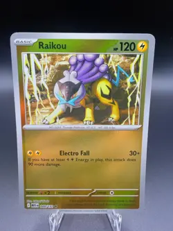 Raikou 048/132 Rare Mega Evolution Pokemon Reverse Holo Near Mint - Image 1