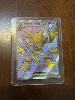 Alakazam ex 188/165 Scarlet & Violet 151 Ultra Rare Full Art Holo Pokemon NM - Image 1