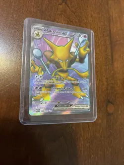 Alakazam ex 188/165 Scarlet & Violet 151 Ultra Rare Full Art Holo Pokemon NM - Image 2