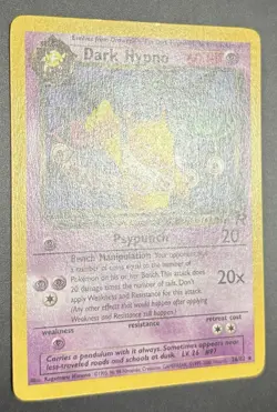 Pokemon Dark Hypno Team Rocket 26/82 Rare Pokemon Card TCG non-holo 24 - Image 4