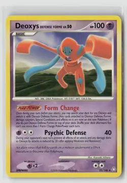 DEOXYS 25/146 NON HOLO RARE POKEMON TCG LP - Image 1