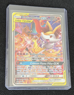 Pokemon Charizard & Braixen GX TAG SM230 Sun & Moon Black Star Promo - Image 2