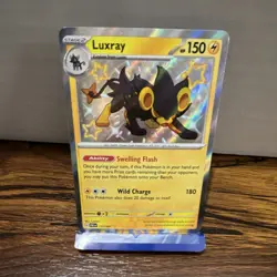 Pokemon TCG Luxray SV: Paldean Fates 137/091 Shiny Rare Holo Stage 2 2024 - Image 1