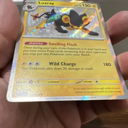 Pokemon TCG Luxray SV: Paldean Fates 137/091 Shiny Rare Holo Stage 2 2024 - Image 4