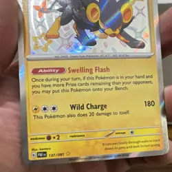 Pokemon TCG Luxray SV: Paldean Fates 137/091 Shiny Rare Holo Stage 2 2024 - Image 5