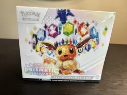 Pokemon TCG Scarlet & Violet Prismatic Evolutions Elite Trainer Box ETB DMG b - Image 1