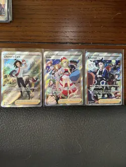 Pokemon Adaman, Irida, Cherens Care Full Art Trainers GG57, GG63, GG58/GG70 MINT - Image 1