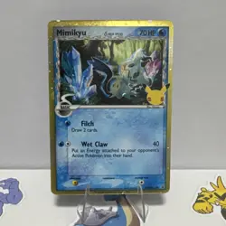 Pokemon TCG Mimikyu Delta Species SWSH136 Promo Holo Basic English - Image 1