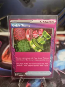 Unfair Stamp 165/167 Sv06: Twilight Masquerade Pokemon TCG - Image 1