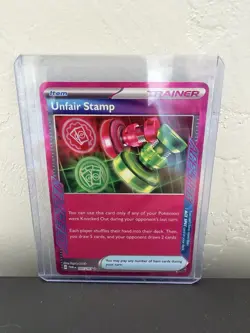 UNFAIR STAMP 165/167 - ACE SPEC - Twilight Masquerade - Near Mint - Pokemon Tcg - Image 1