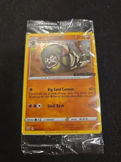 Pokemon TcG Battle Styles Sandaconda Gamestop Exclusive 082/163 Sealed Promo - Image 1