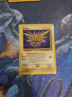 Zapdos 30/62 - Fossil Set - Rare - WotC Pokemon TCG - 1999 - NM - Image 1