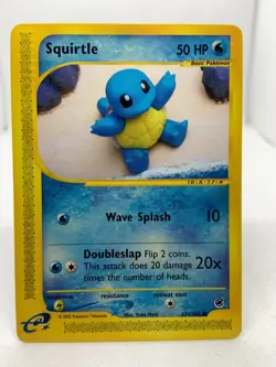 POKEMON SQUIRTLE 131/165 EXPEDITION BASE SET REGULAR COMMON BASIC 2002 - Image 1