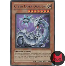 Yugioh Cyber Laser Dragon DP04-EN003 Rare MP - Image 1
