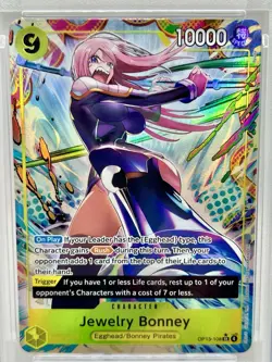 ONE PIECE JEWELRY BONNEY 2025 OP13-CARRYING ON HIS WILL #108 ALT ART PSA 10 - Image 2