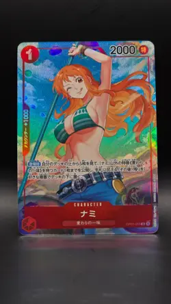Nami One Piece Romance Dawn OP01-016 Japanese Alternate Art Parallel - Image 1