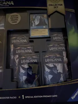 Disney LORCANA First Chapter Collector Set - 6 Packs, Binder + Promo!! USA ExNew - Image 3