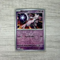 Mewtwo Reverse Holo 059/142 Stellar Crown Lightly Played Pokemon Card - Image 1
