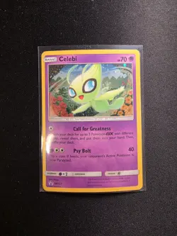 Celebi SM224 Black Star Promo Holo NM Pokemon NM Card - Image 1