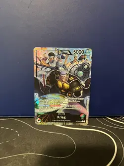 Krieg (OP15-001) (Alt Art) Leader Card - One Piece Adventure on Kami’s Island NM - Image 1