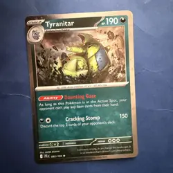 Tyranitar 095/159 - Journey Together - Cosmos Holo Pokemon Card - Near Mint - Image 1
