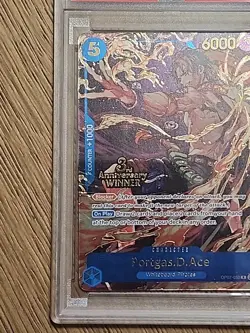 Portgas.D.Ace OP07-053 PSA 10 3rd Anniversary Winner One Piece Promotion Cards - Image 5