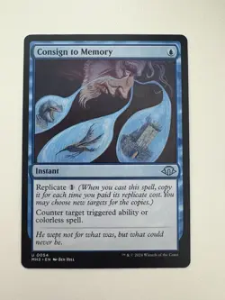 Consign to Memory MTG Magic the Gathering Card NM Near Mint MH3 - Image 1