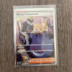 💥Mortys Conviction 211/162 Temporal Forces Pokemon Card TCG - Image 1